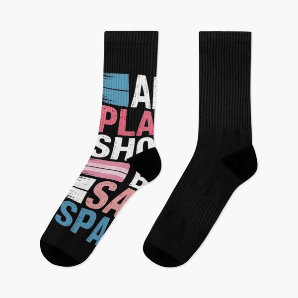 Item preview, Transgender All Spaces Safe Trans Pride Flag LGBT Women Men  designed and sold by FadeOfThrone.