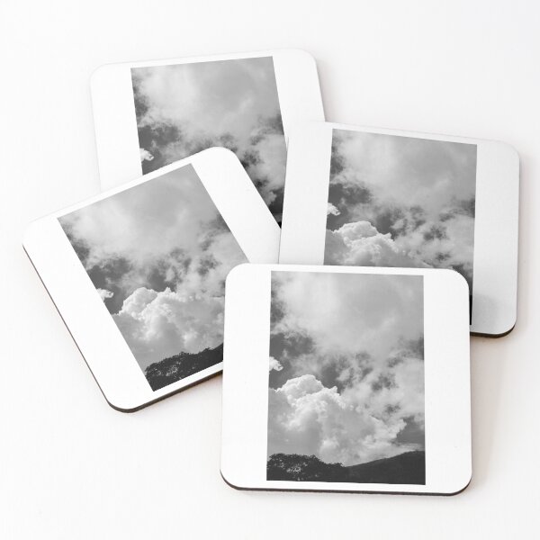 Item preview, Clouds Over Landscape Black and White Photographic Print designed and sold by Mother-Nature65.