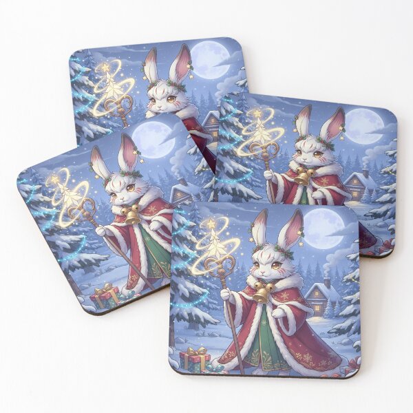 Item preview, Merry Christmas magic rabbit  designed and sold by HuntsmithMerch.