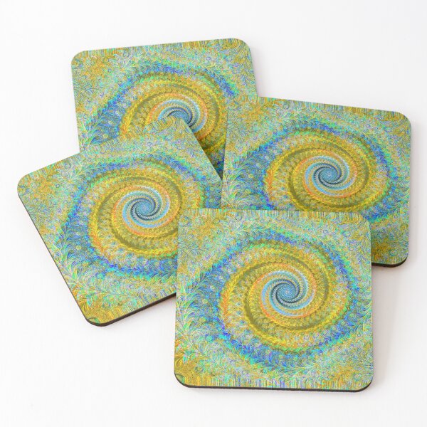 Item preview, Abstract Multicolored Floral Fractal Swirl Mix 27 designed and sold by SXW Designs.