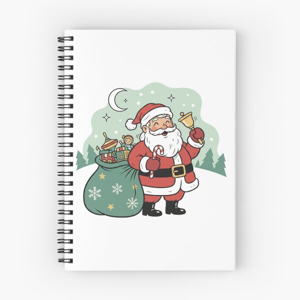 Item preview, Jolly Santa Claus with Toy Sack and Christmas Bell designed and sold by Owcomm.