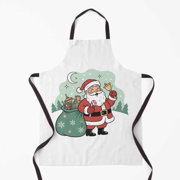 Item preview, Jolly Santa Claus with Toy Sack and Christmas Bell designed and sold by Owcomm.