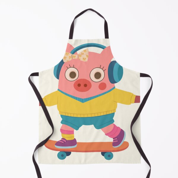 Item preview, Truffle skater · kawaii piglet with helmets designed and sold by Aloloco.