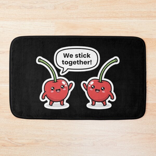Item preview, Cute Cherry Couple – We Stick Together designed and sold by Whisky1111.