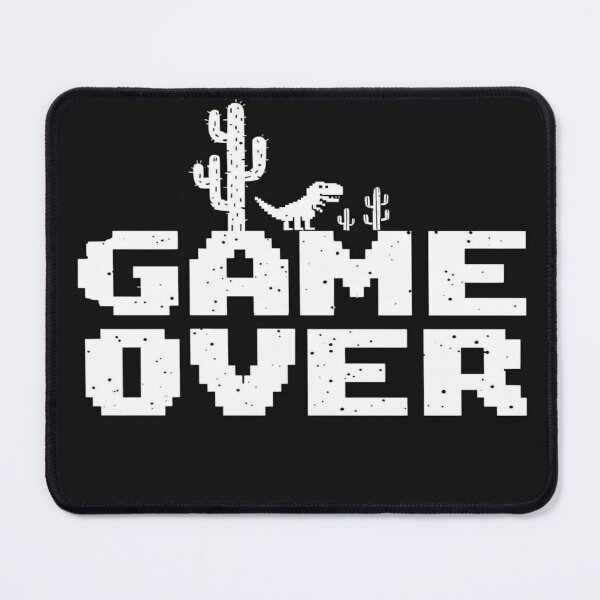 Item preview, Retro Pixel Dinosaur Game Over Art – Funny 8-Bit Gaming Design for Posters, Tees & Digital Decor designed and sold by Bright Nest Studio.