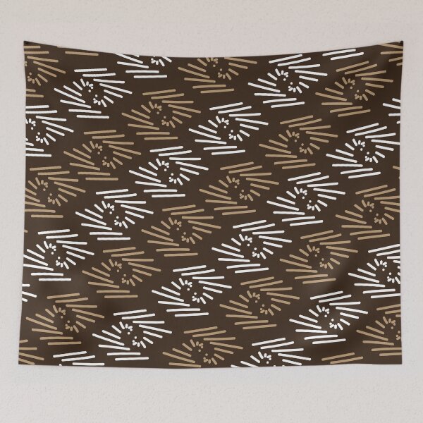 Item preview, Fabric patterns – Brown African art designed and sold by Wolagno.