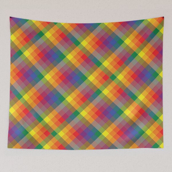Item preview, Rainbow Plaid designed and sold by Lily-T.