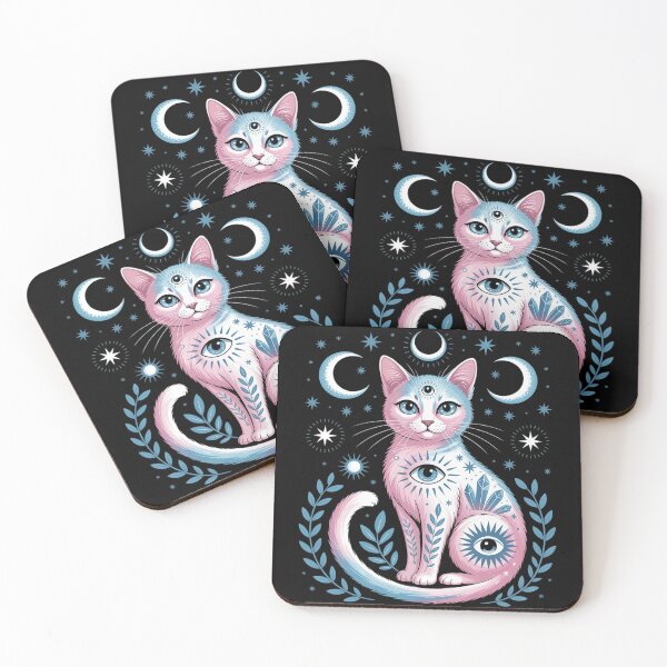 Item preview, Transgender Cat Astrology Celestial LGBT Pride Trans designed and sold by MarryIsMonth.