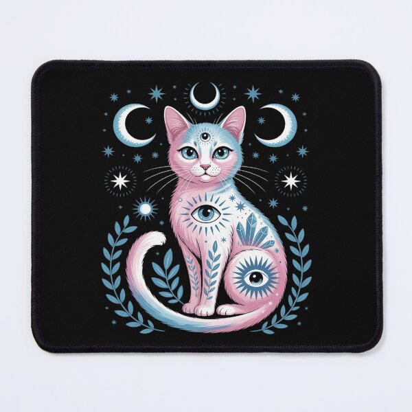 Item preview, Transgender Cat Astrology Celestial LGBT Pride Trans designed and sold by MarryIsMonth.