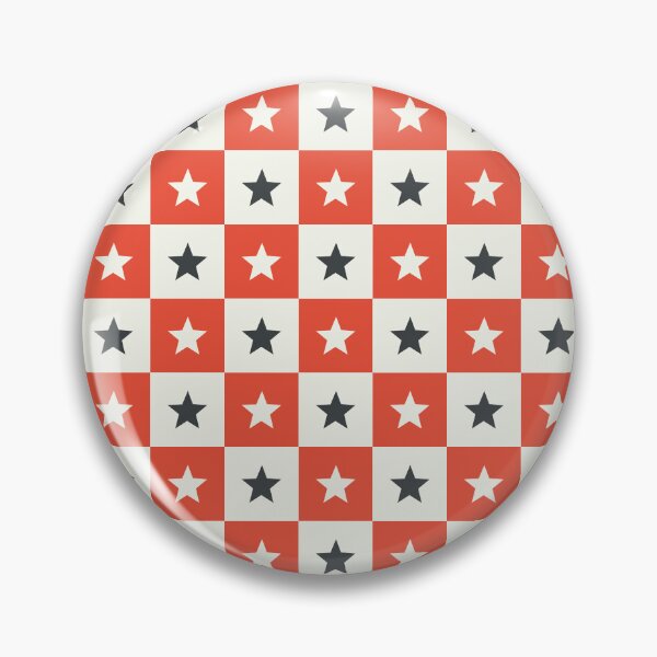 Item preview, Retro Checkerboard - Stylish Grid Red - Abstract Geometric Shape Pattern designed and sold by RoyalStarsPatts.