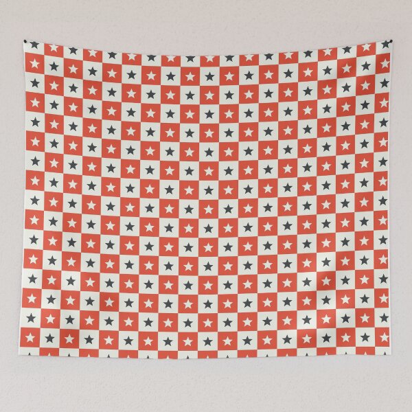 Item preview, Retro Checkerboard - Stylish Grid Red - Abstract Geometric Shape Pattern designed and sold by RoyalStarsPatts.