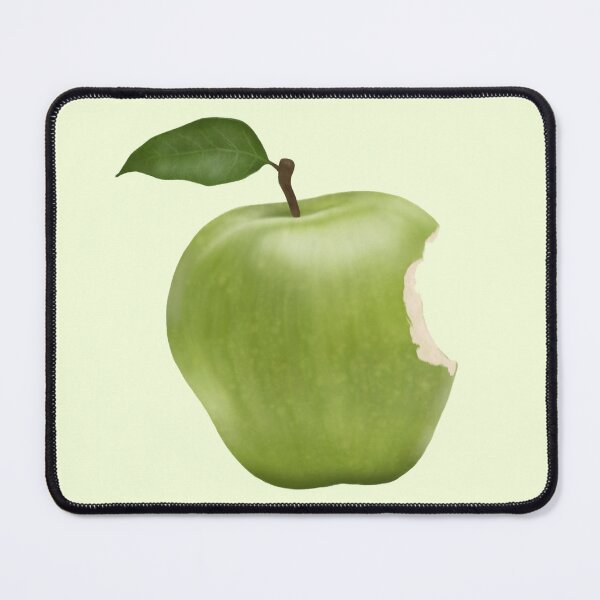 Item preview, Granny Smith green apple with a nibble  designed and sold by EmpressDestiny.