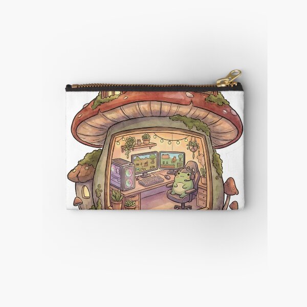 Item preview, Cozy Mushroom Cottage Gaming Setup designed and sold by StickyGuys.