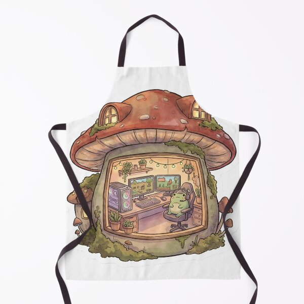 Item preview, Cozy Mushroom Cottage Gaming Setup designed and sold by StickyGuys.