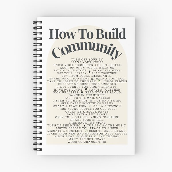 Item preview, How to build community art / social change through peaceful work/ activism for a better world / hopeful visions Artist: Karen Kerney designed and sold by LucyBloomSoon.