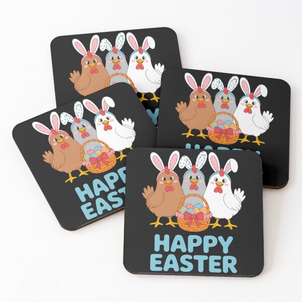 Item preview, Happy Easter Chicken Bunnies Egg Farm Animal Farmer designed and sold by comptorasunfia.