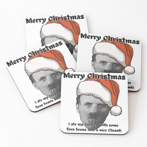 Item preview, Merry Christmas - Hannibal Lecter - fava beans designed and sold by TheRubberOnion.