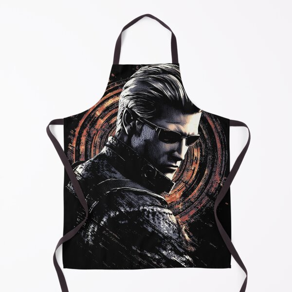 Item preview, Albert Wesker Resident Evil RE Villain Umbrella Corporation Sunglasses Superhuman Virus Uroboros Chris Redfield Jill Valentine Fan Art Portrait Poster T-Shirt Sticker Gift designed and sold by Senpaiwaves.