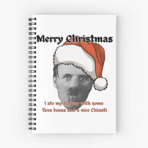 Item preview, Merry Christmas - Hannibal Lecter - fava beans - red designed and sold by TheRubberOnion.