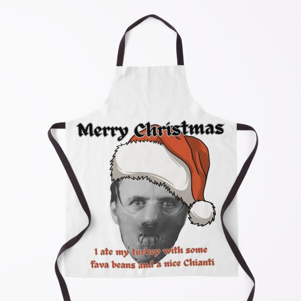 Item preview, Merry Christmas - Hannibal Lecter - fava beans - red designed and sold by TheRubberOnion.