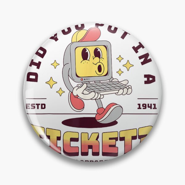 Item preview, Funny Retro Cartoon IT Support Helpdesk Meme designed and sold by waebox.