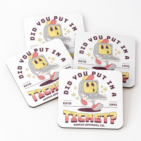 Item preview, Funny Retro Cartoon IT Support Helpdesk Meme designed and sold by waebox.