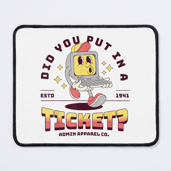 Item preview, Funny Retro Cartoon IT Support Helpdesk Meme designed and sold by waebox.