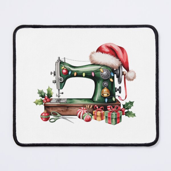 Item preview, christmas sewing machine designed and sold by jkrphoto.