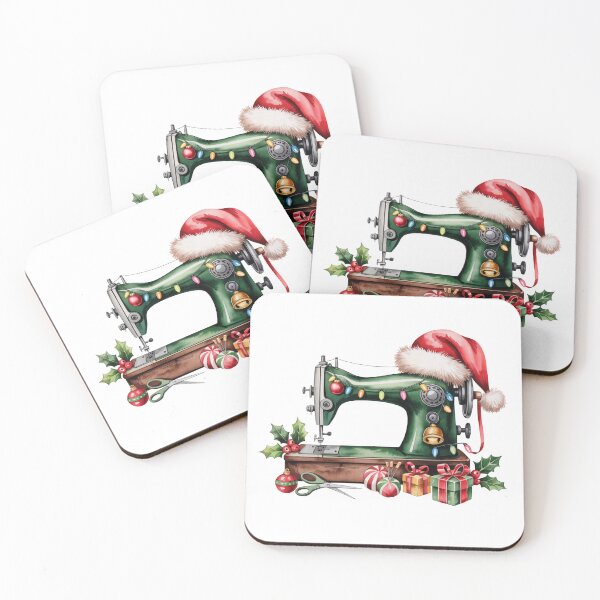 Item preview, christmas sewing machine designed and sold by jkrphoto.