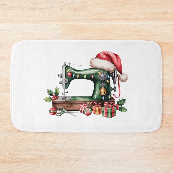 Item preview, christmas sewing machine designed and sold by jkrphoto.