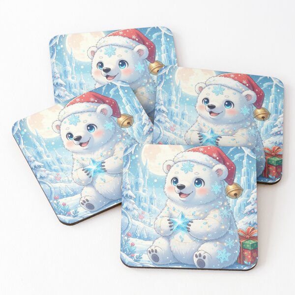 Item preview, Baby polar bear at Christmas  designed and sold by HuntsmithMerch.