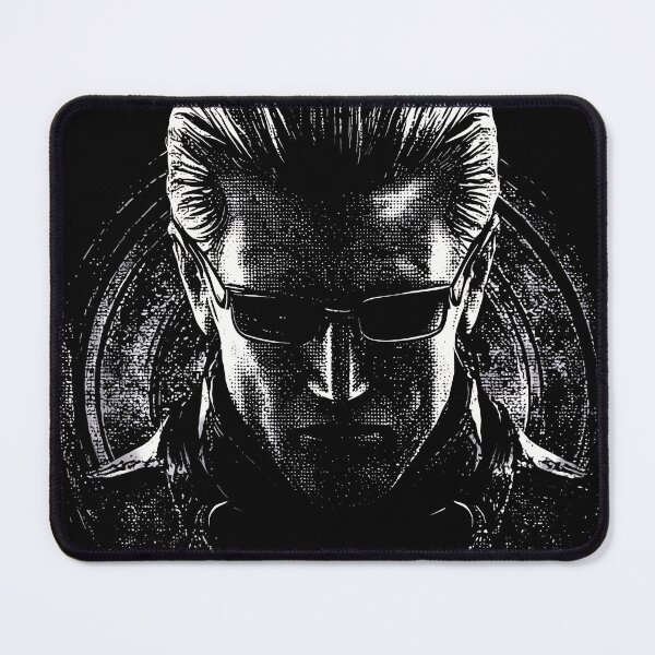 Item preview, Albert Wesker Resident Evil RE Villain Umbrella Corporation Sunglasses Superhuman Virus Uroboros Chris Redfield Jill Valentine Fan Art Portrait Poster T-Shirt Sticker Gift designed and sold by Senpaiwaves.