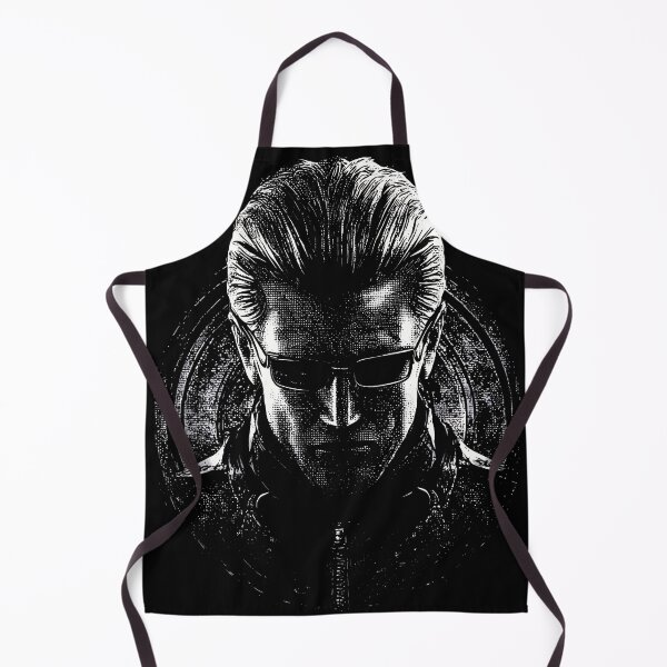 Item preview, Albert Wesker Resident Evil RE Villain Umbrella Corporation Sunglasses Superhuman Virus Uroboros Chris Redfield Jill Valentine Fan Art Portrait Poster T-Shirt Sticker Gift designed and sold by Senpaiwaves.