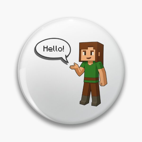 Item preview, Hello Minecraft designed and sold by Doti-Art-Studio.