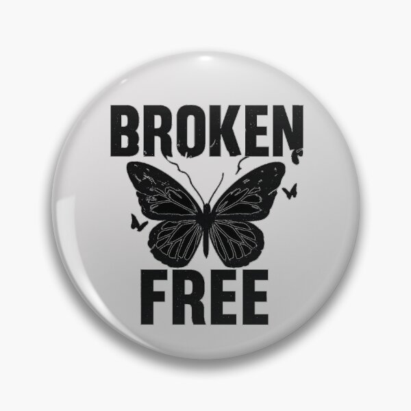 Item preview, Broken Free Butterfly T-Shirt | Dark Aesthetic Freedom Art Tee designed and sold by KDesignCrafts.