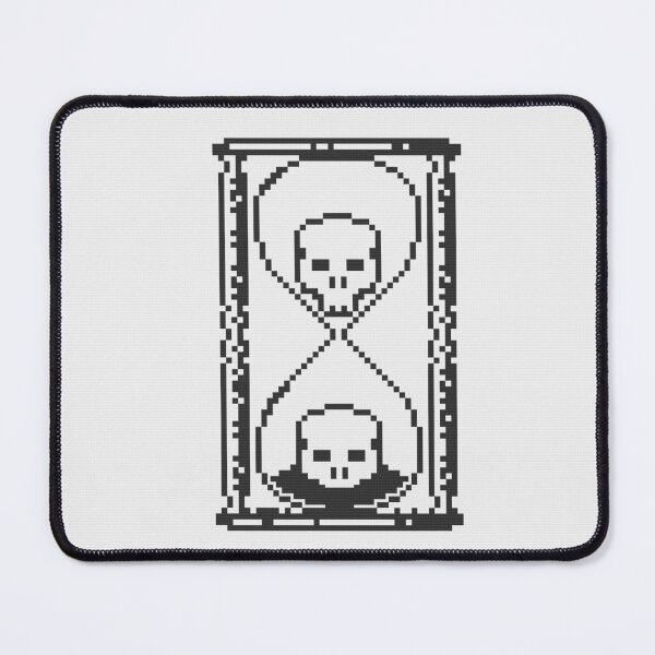 Item preview, Pixel Art Unus Annus Hourglass (white) designed and sold by FlyingJackalope.