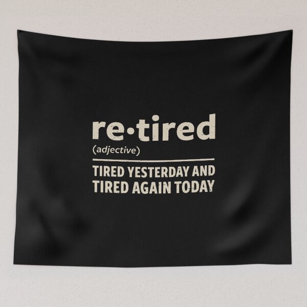 Item preview, I Am Retired designed and sold by gracemarylou.