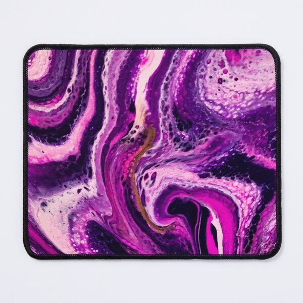 Item preview, Amethyst Waves - Acrylic Paint Pour Art  designed and sold by ArtisticLynnsanity.