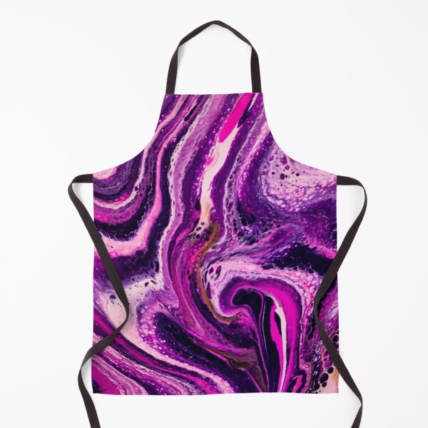 Item preview, Amethyst Waves - Acrylic Paint Pour Art designed and sold by ArtisticLynnsanity.