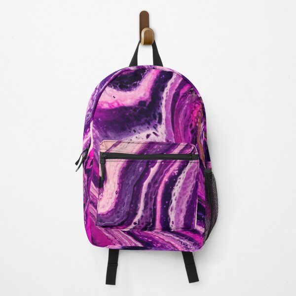Item preview, Amethyst Waves - Acrylic Paint Pour Art designed and sold by ArtisticLynnsanity.