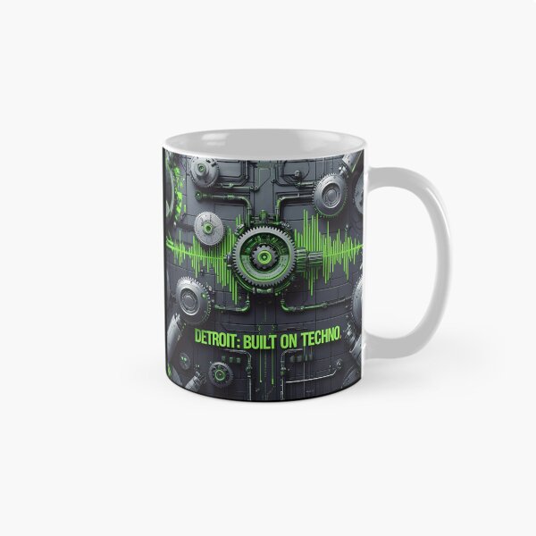 Item preview, Detroit Built on Techno – Industrial Electronic Music Design designed and sold by KentonDesignsUK.