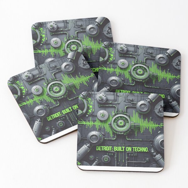 Item preview, Detroit Built on Techno – Industrial Electronic Music Design designed and sold by KentonDesignsUK.