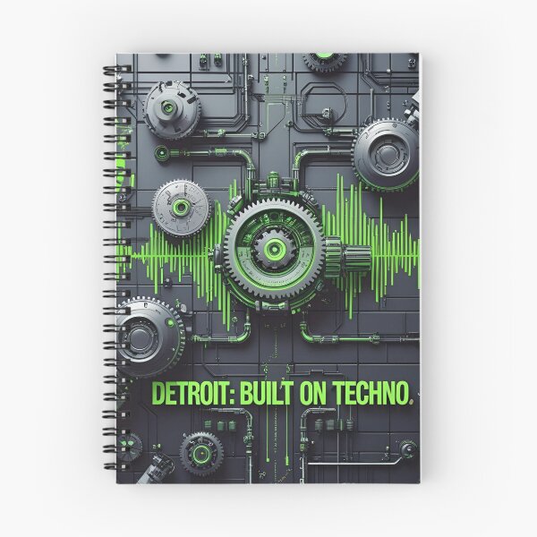 Item preview, Detroit Built on Techno – Industrial Electronic Music Design designed and sold by KentonDesignsUK.