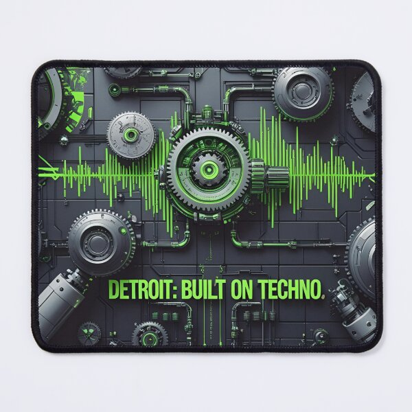 Item preview, Detroit Built on Techno – Industrial Electronic Music Design designed and sold by KentonDesignsUK.