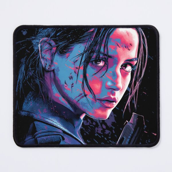 Item preview, Ana de Armas Eve Macarro Ballerina From the World of John Wick Spin-Off Assassin Ruska Roma Revenge Action Thriller Keanu Reeves Ian McShane Fan Art Portrait Poster T-Shirt Sticker Gift designed and sold by Senpaiwaves.