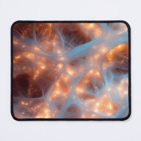 Item preview, Scifi Theme Reddish Orange Purple Texture of Asymmetrical Glowing Biological Neuron Synapses (image size 7840x11680) designed and sold by Digital-Davinci.