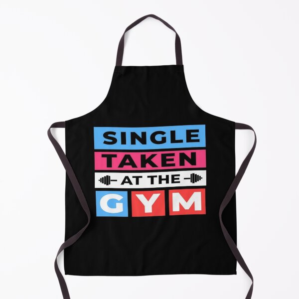 Item preview, Funny Gym Lover Design – Single Taken At The Gym – Fitness Motivation Quote for Workout Fans designed and sold by Bright Nest Studio.