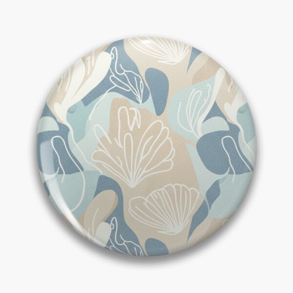 Item preview, Soft Ocean Shell Abstract Pattern designed and sold by EsraaCreations.