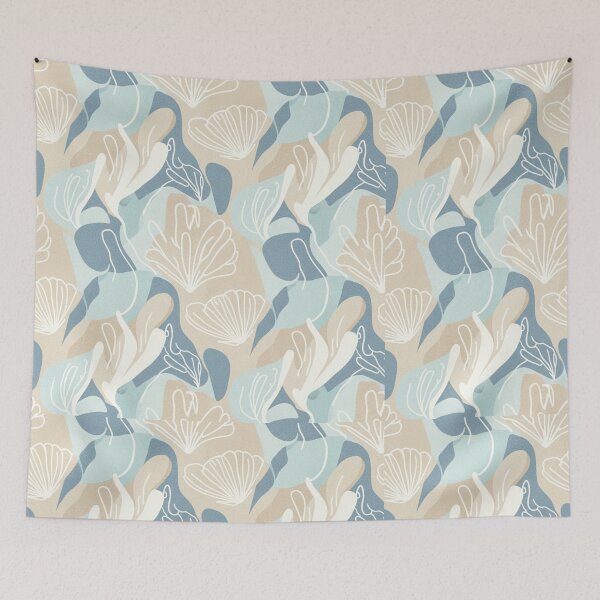 Item preview, Soft Ocean Shell Abstract Pattern designed and sold by EsraaCreations.