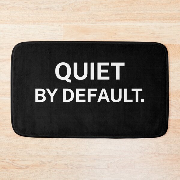 Item preview, Quiet By Default – Minimal Introvert Text Design designed and sold by Everyday Studio.